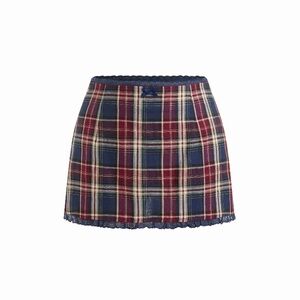 Plaid Skort